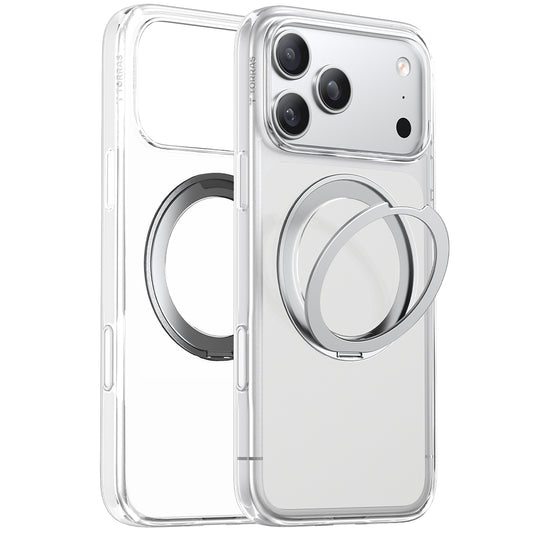 Funda MagSafe para Apple iPhone 17 Pro Max, Torras, Ostand Pro, Transparente