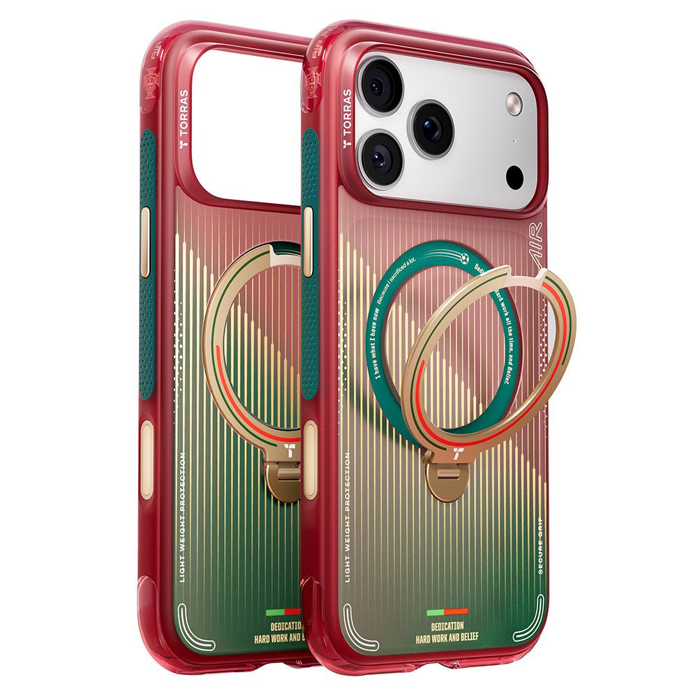 Funda MagSafe para Apple iPhone 17 Pro Max, Torras, Ostand Q3 Air, Glory Slash