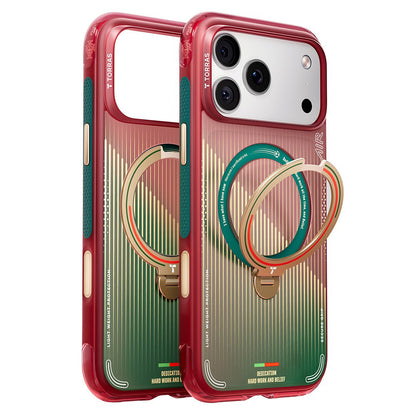 Funda MagSafe para Apple iPhone 17 Pro Max, Torras, Ostand Q3 Air, Glory Slash