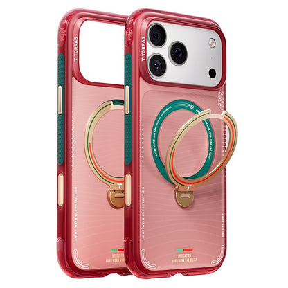 Funda MagSafe para Apple iPhone 17 Pro Max, Torras, Ostand Q3 Air, Wave of Passion