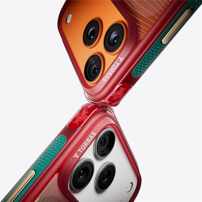 Funda MagSafe para Apple iPhone 17 Pro Max, Torras, Ostand Q3 Air, Wave of Passion