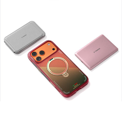 Funda MagSafe para Apple iPhone 17 Pro Max, Torras, Ostand Q3 Air, Wave of Passion