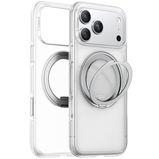 Funda MagSafe para Apple iPhone 17 Pro Max, Torras, Ostand R Fitness, Transparente