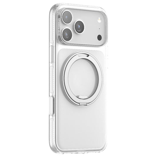 Funda MagSafe para Apple iPhone 17 Pro Max, Torras, Ostand R Fitness, Transparente