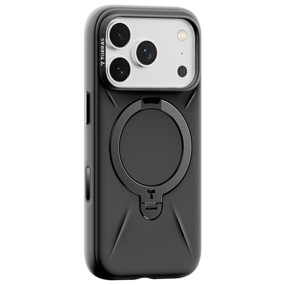 Funda MagSafe para Apple iPhone 17 Pro Max, Torras, QPRO Silicone, Negra