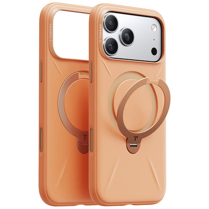 Funda MagSafe para Apple iPhone 17 Pro Max, Torras, QPRO Silicone, Naranja