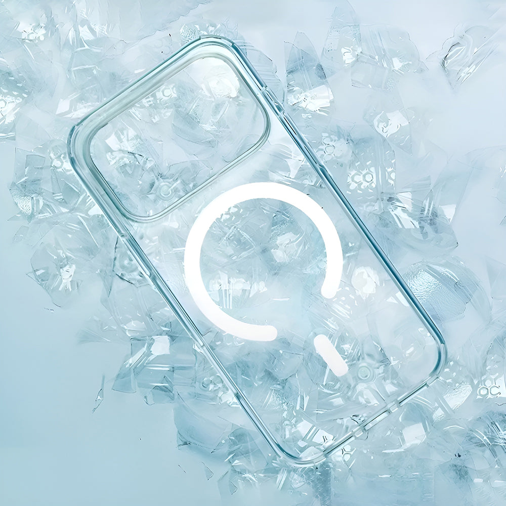 Funda MagSafe para Apple iPhone 17 Pro Max, UNIQ, Clario MagClick, Transparente