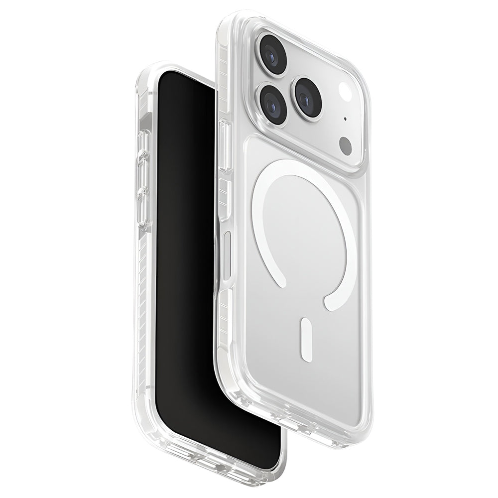 Funda MagSafe para Apple iPhone 17 Pro Max, UNIQ, Combat MagClick, Blanca