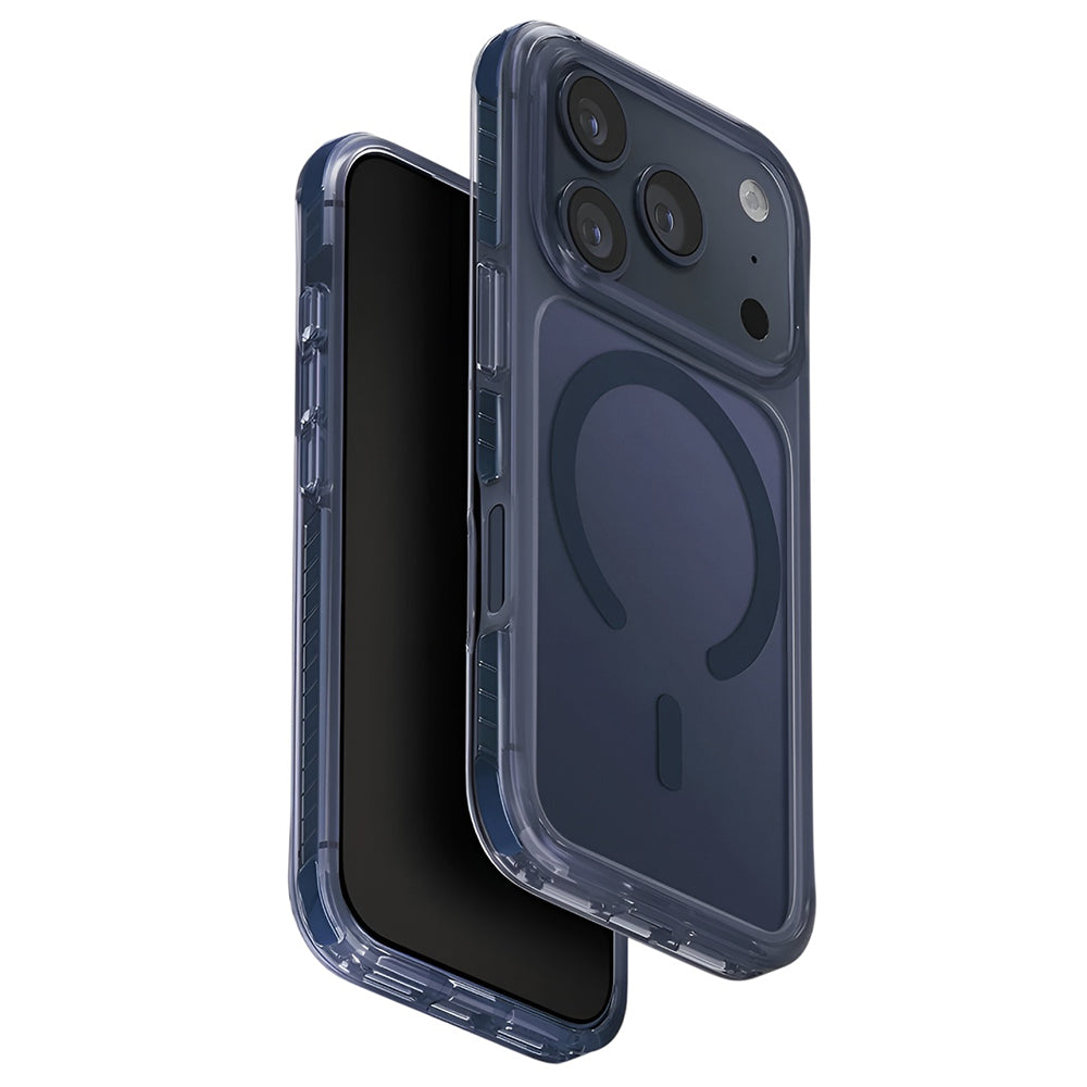 Funda MagSafe para Apple iPhone 17 Pro Max, UNIQ, Combat MagClick, Azul