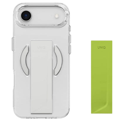 Funda MagSafe para Apple iPhone 17 Pro Max, UNIQ, Heldro Air MagClick, Gris Transparente