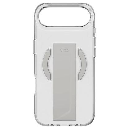 Funda MagSafe para Apple iPhone 17 Pro Max, UNIQ, Heldro Air MagClick, Gris Transparente