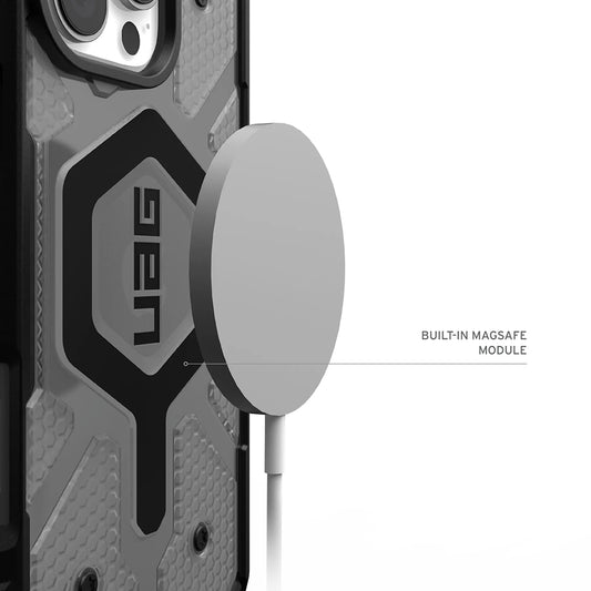 Funda MagSafe para Apple iPhone 17 Pro Max, Urban Armor Gear, Pathfinder Clear, Gris