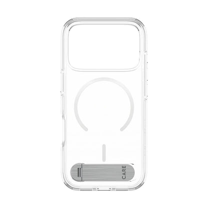 Funda MagSafe para Apple iPhone 17 Pro, PanzerGlass, con soporte Kickstand, Transparente