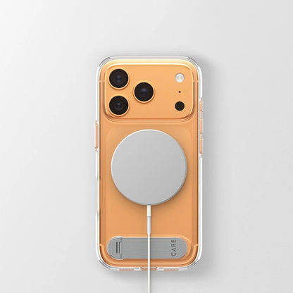 Funda MagSafe para Apple iPhone 17 Pro, PanzerGlass, con soporte Kickstand, Transparente