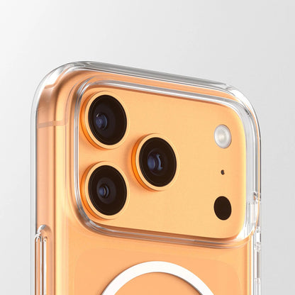 Funda MagSafe para Apple iPhone 17 Pro, PanzerGlass, con soporte Kickstand, Transparente