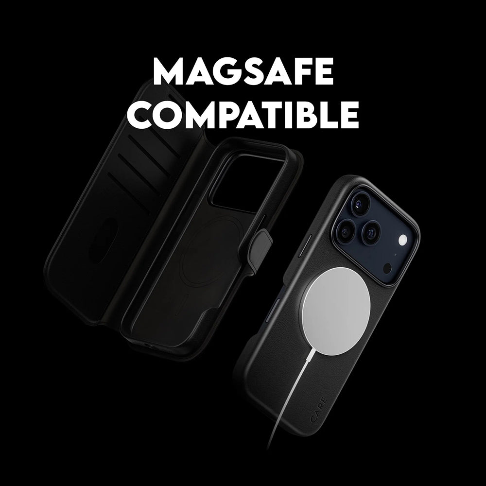 Funda MagSafe para Apple iPhone 17 Pro, PanzerGlass, Care Feature Tango Two-in-One, Negra