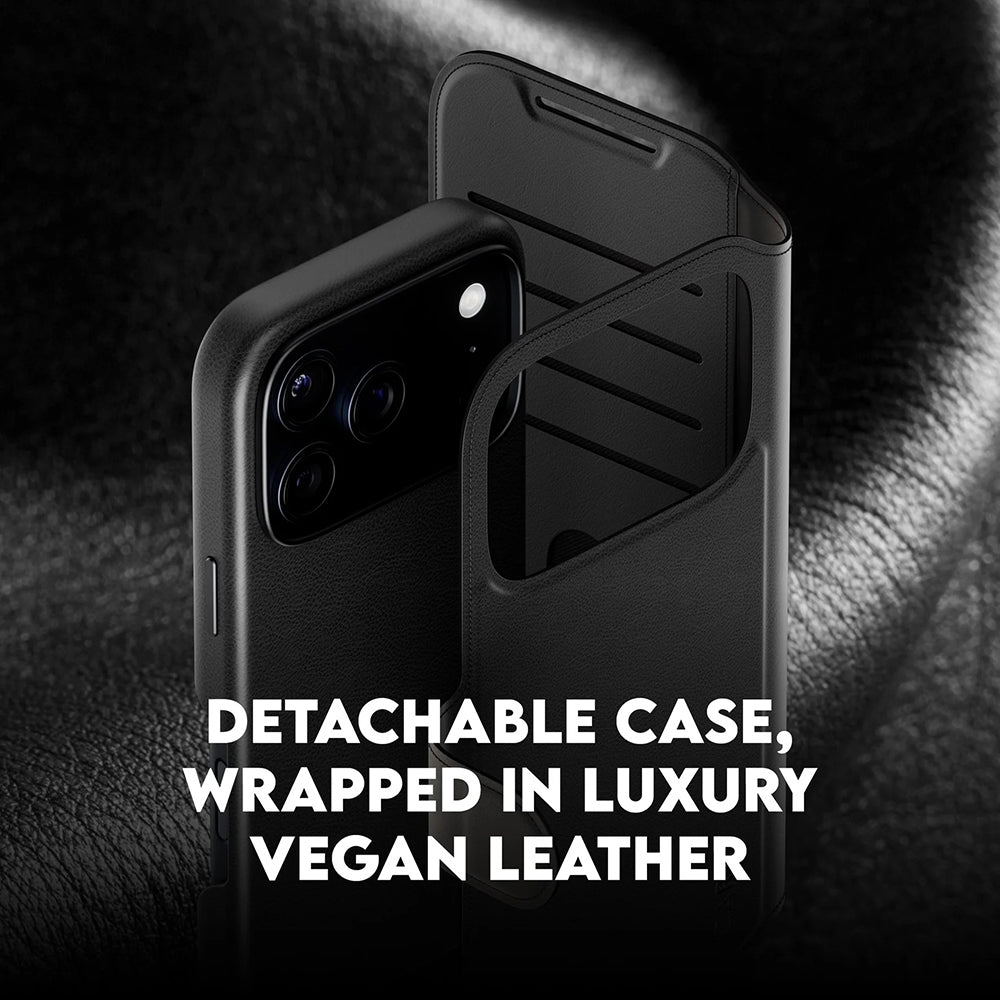 Funda MagSafe para Apple iPhone 17 Pro, PanzerGlass, Care Feature Tango Two-in-One, Negra