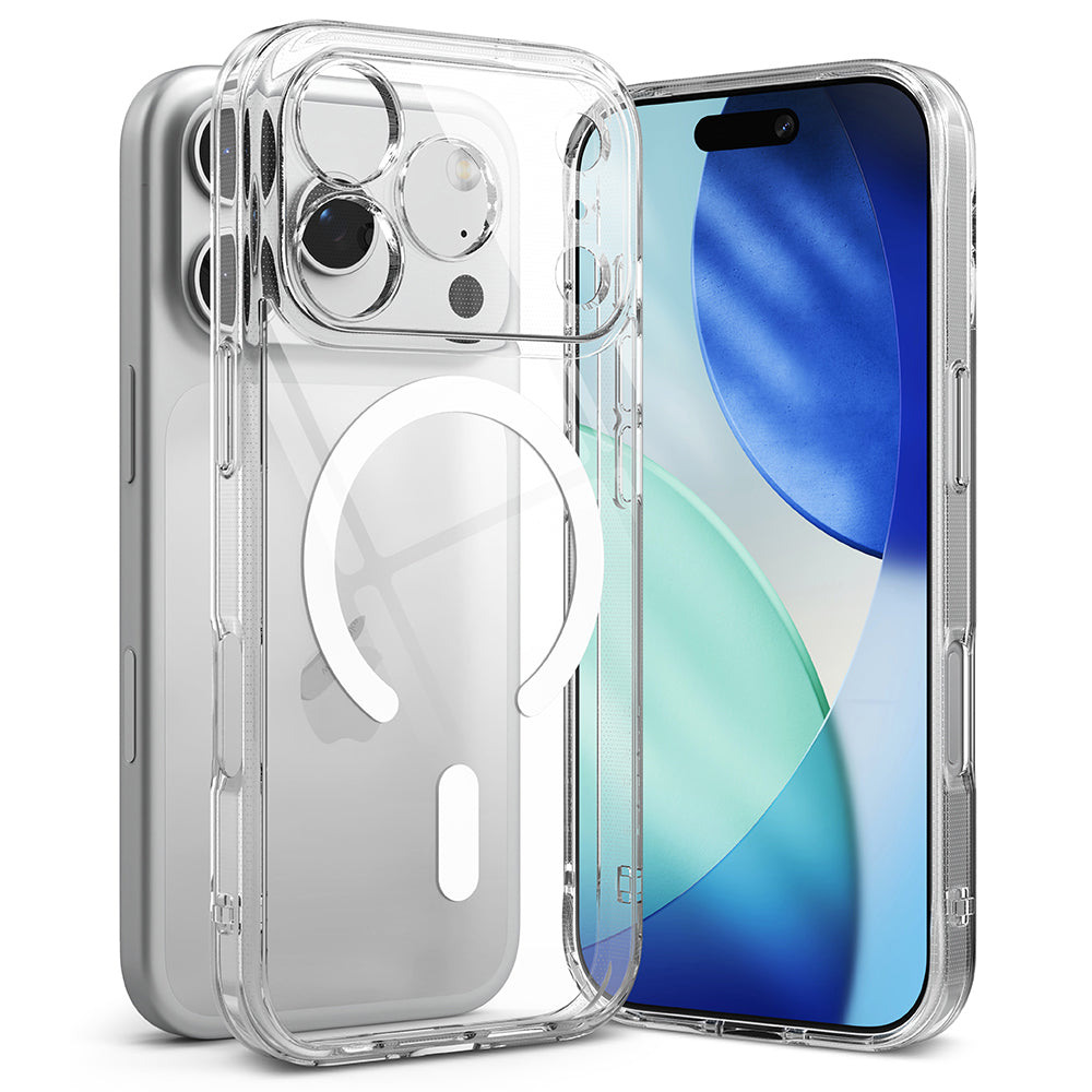 Funda MagSafe para Apple iPhone 17 Pro, Ringke, Fusion, Transparente
