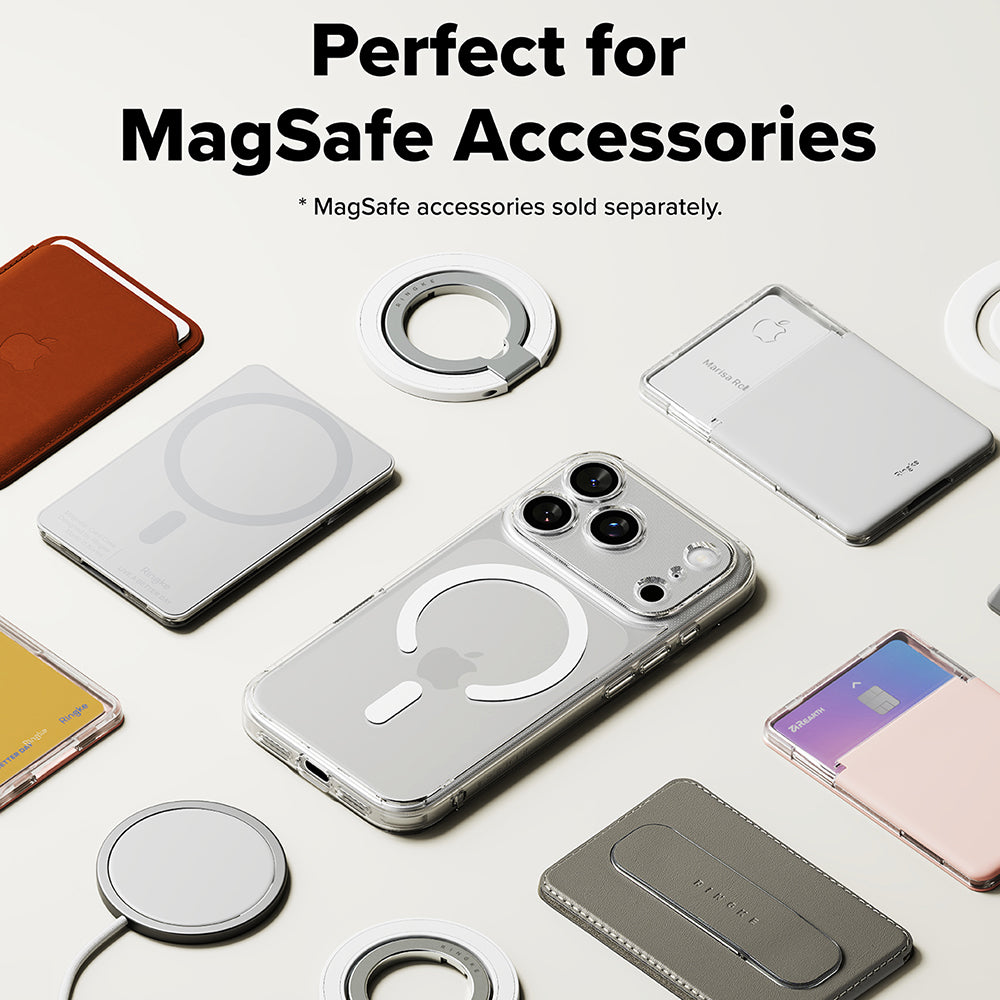 Funda MagSafe para Apple iPhone 17 Pro, Ringke, Fusion, Transparente
