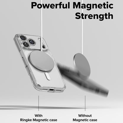 Funda MagSafe para Apple iPhone 17 Pro, Ringke, Fusion, Transparente