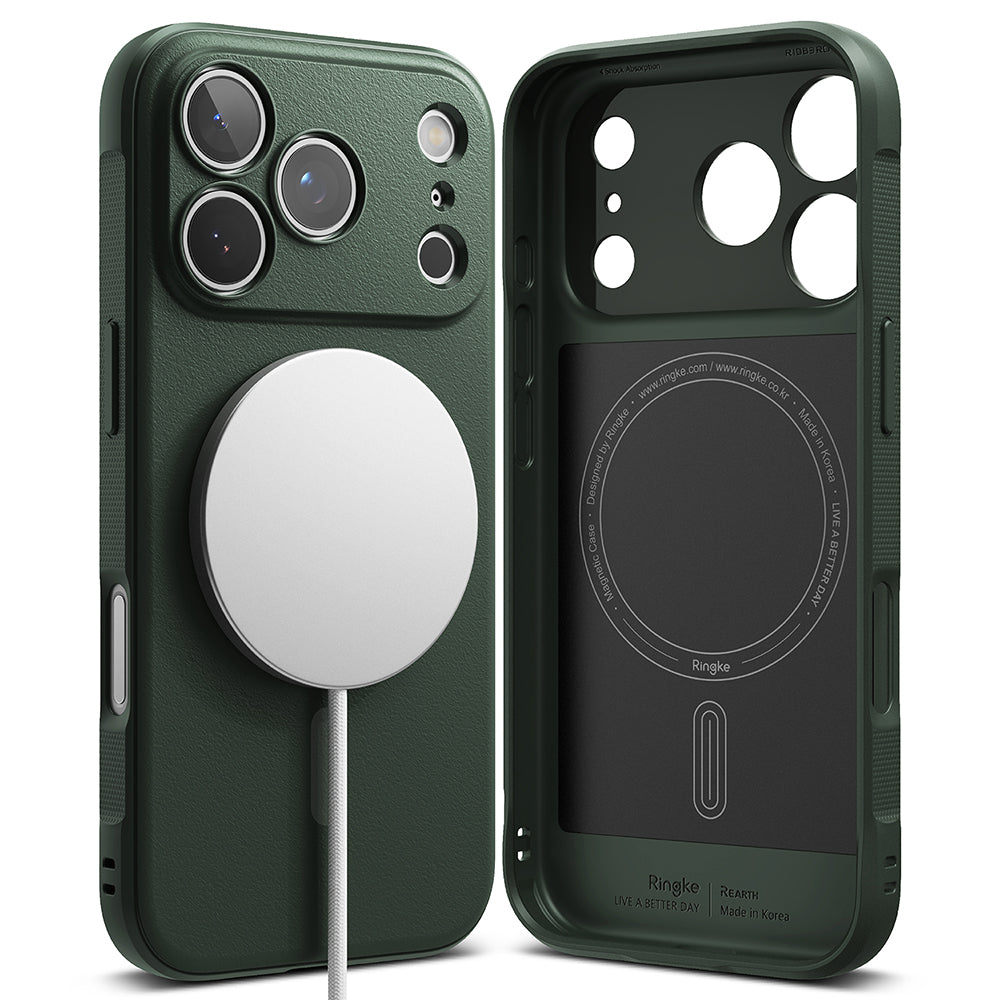 Funda MagSafe para Apple iPhone 17 Pro, Ringke, Ónix, Verde Oscuro