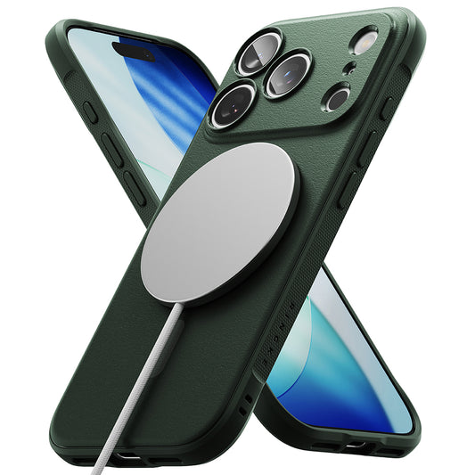 Funda MagSafe para Apple iPhone 17 Pro, Ringke, Ónix, Verde Oscuro