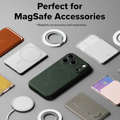 Funda MagSafe para Apple iPhone 17 Pro, Ringke, Ónix, Verde Oscuro