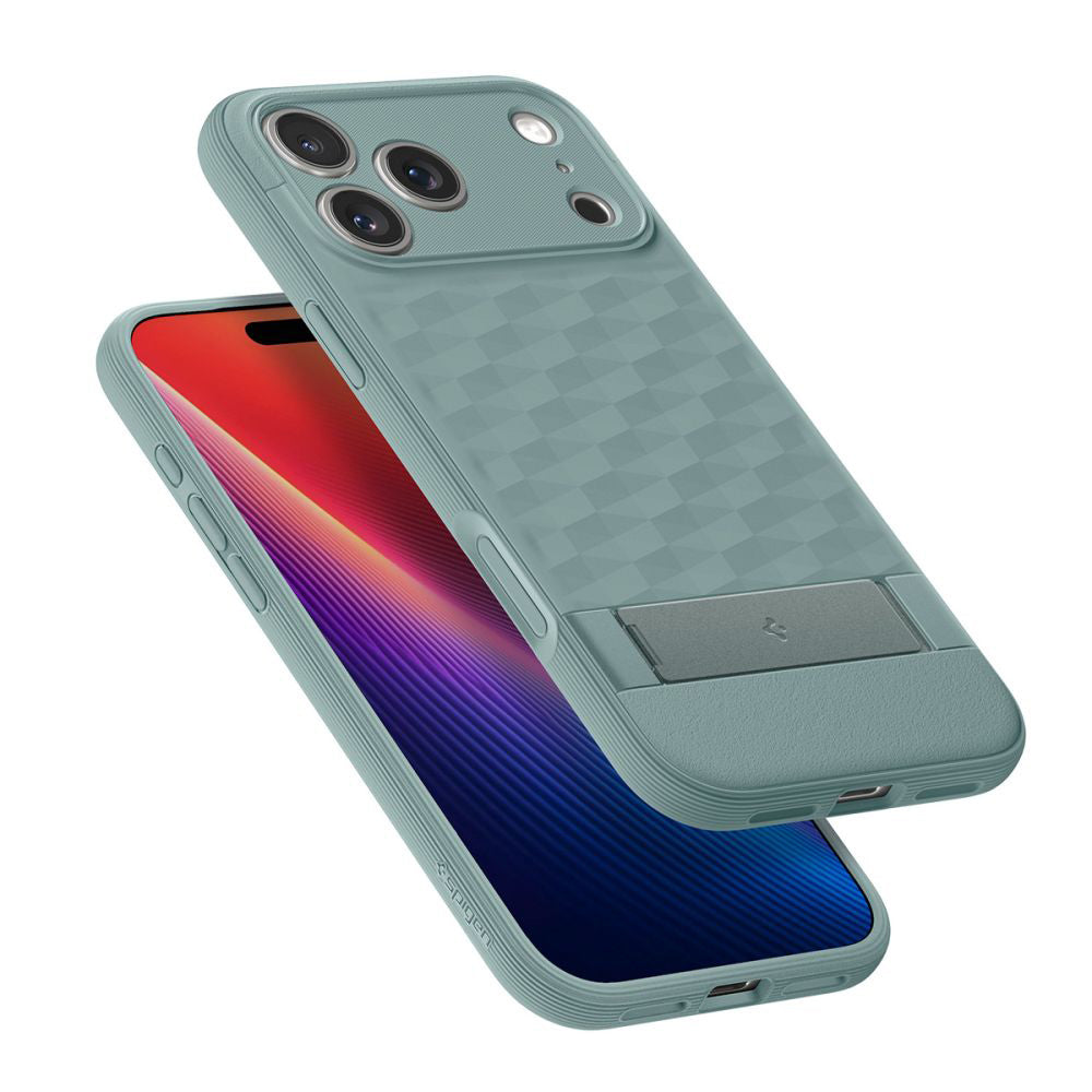 Funda MagSafe para Apple iPhone 17 Pro, Spigen, Caseology Parallax S, Verde