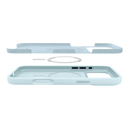 Funda MagSafe para Apple iPhone 17 Pro, Spigen, Silicone Fit, Azul