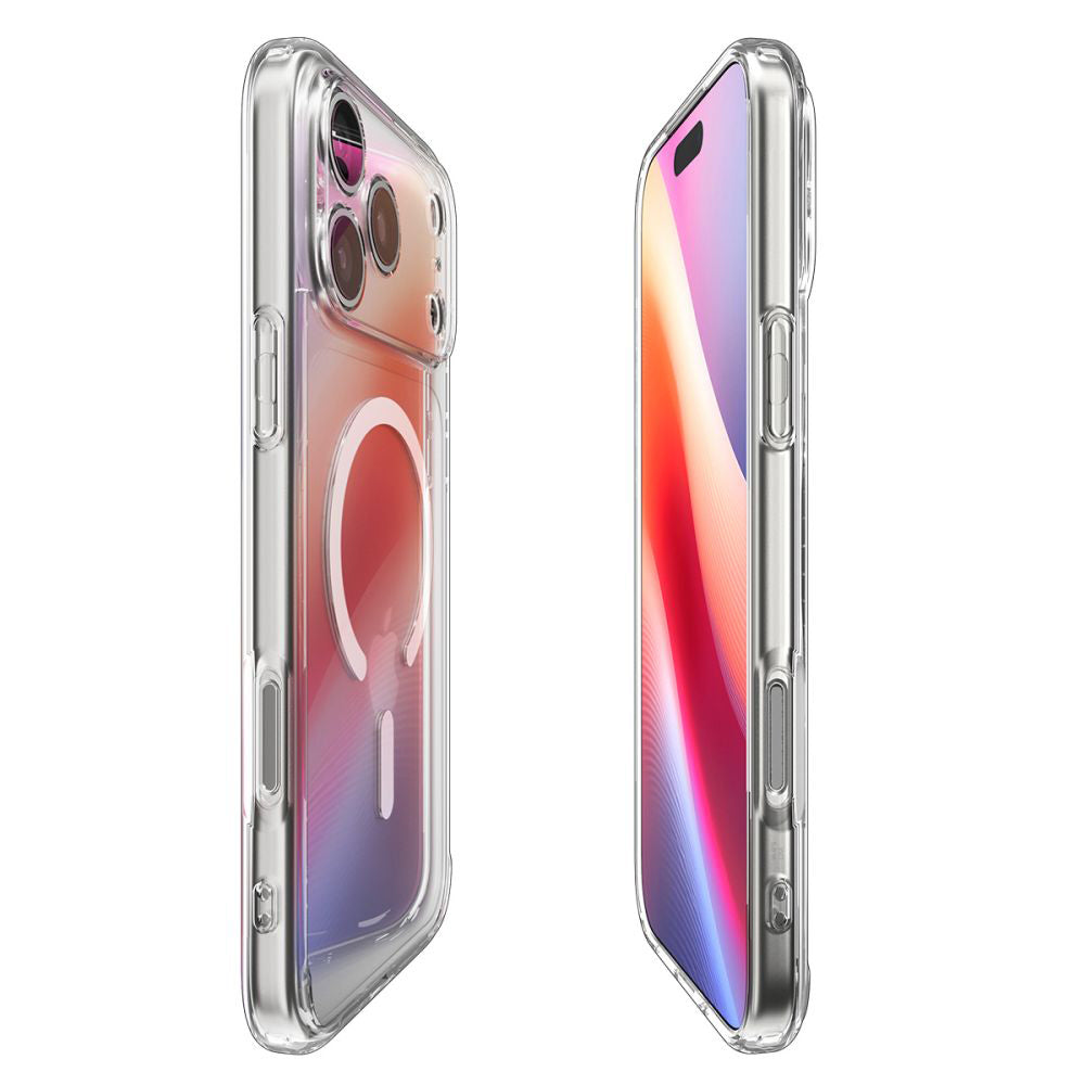 Funda MagSafe para Apple iPhone 17 Pro, Spigen, Ultra Hybrid, Blanca