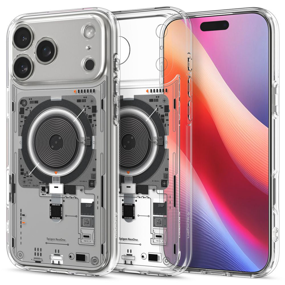 Funda MagSafe para Apple iPhone 17 Pro, Spigen, Ultra Hybrid, Transparente