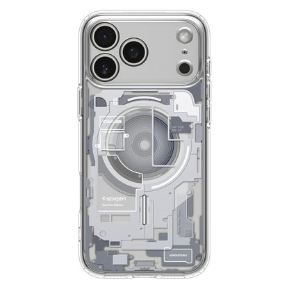 Funda MagSafe para Apple iPhone 17 Pro, Spigen, Ultra Hybrid Zero One, Blanca