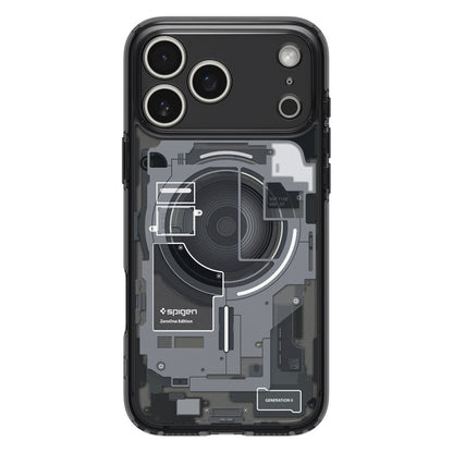 Funda MagSafe para Apple iPhone 17 Pro, Spigen, Ultra Hybrid Zero One, Negra