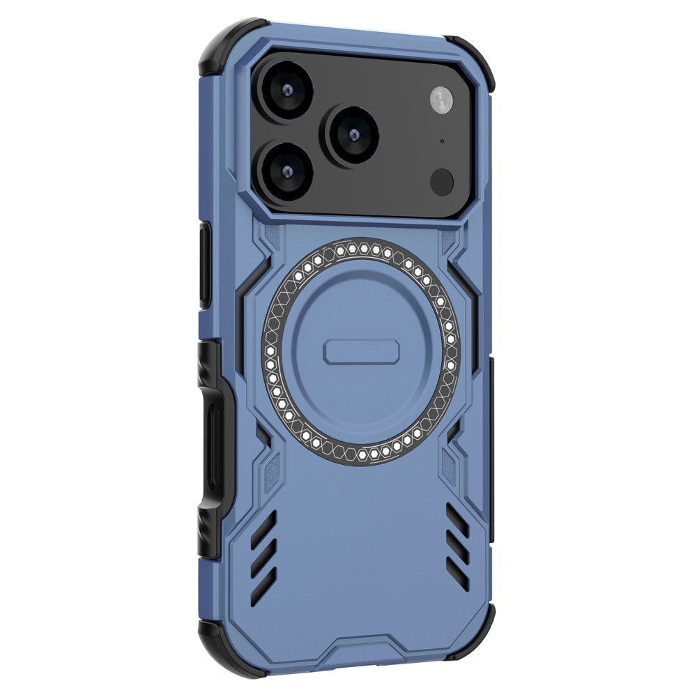 Funda MagSafe para Apple iPhone 17 Pro, Techsuit, ArmorMag, Azul