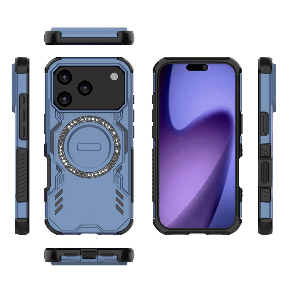 Funda MagSafe para Apple iPhone 17 Pro, Techsuit, ArmorMag, Azul