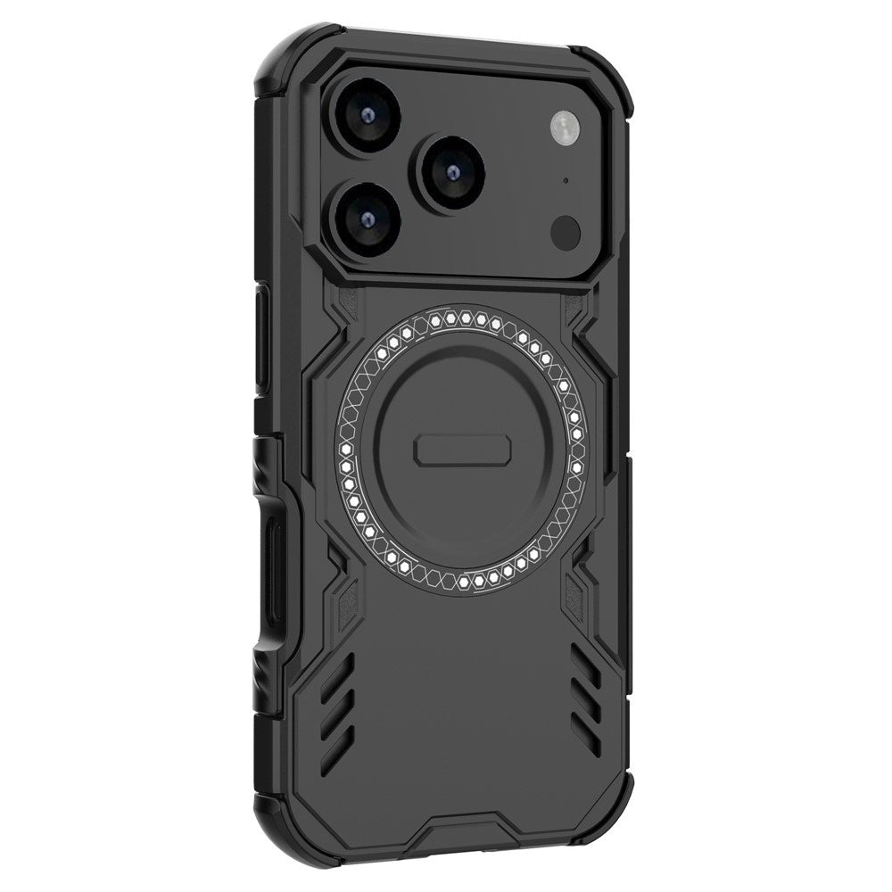 Funda MagSafe para Apple iPhone 17 Pro, Techsuit, ArmorMag, Negra.