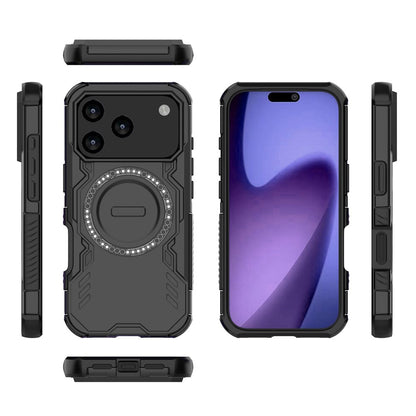 Funda MagSafe para Apple iPhone 17 Pro, Techsuit, ArmorMag, Negra.