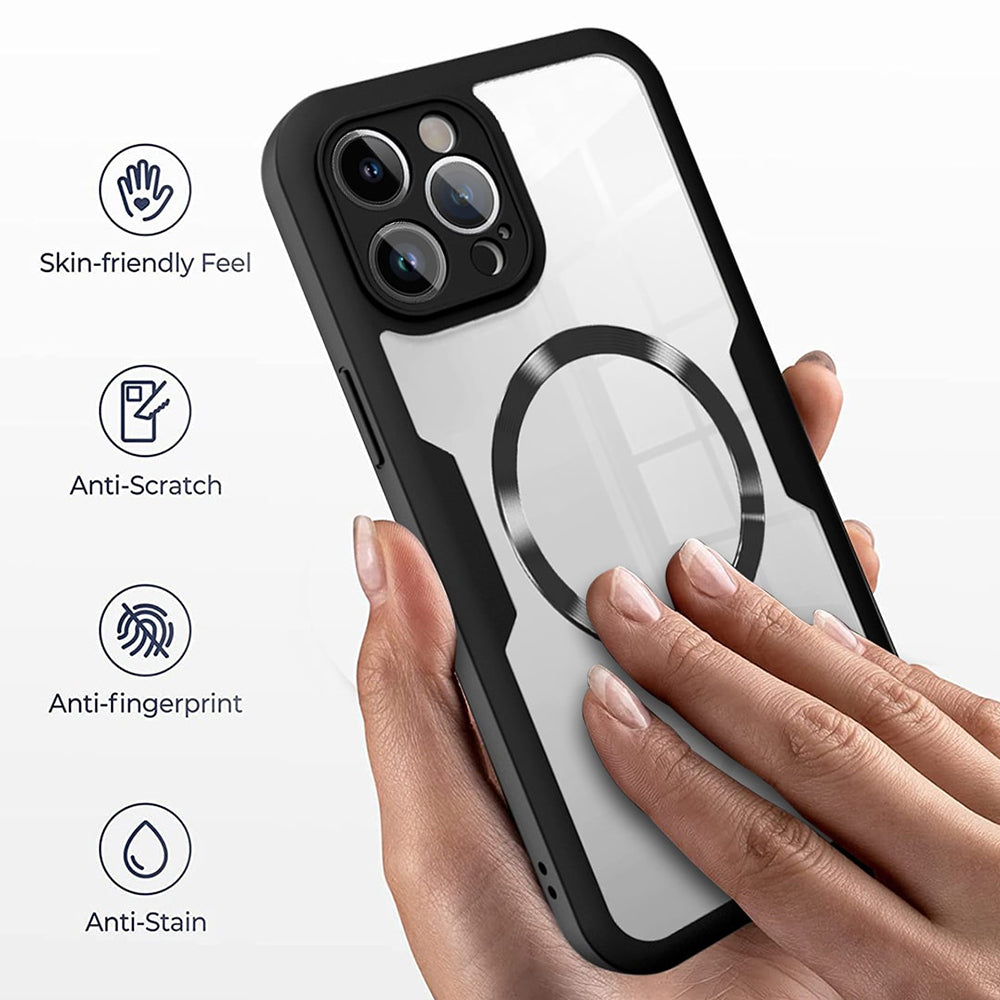 Funda MagSafe para Apple iPhone 17 Pro, Techsuit, ColorVerse 360, Negra