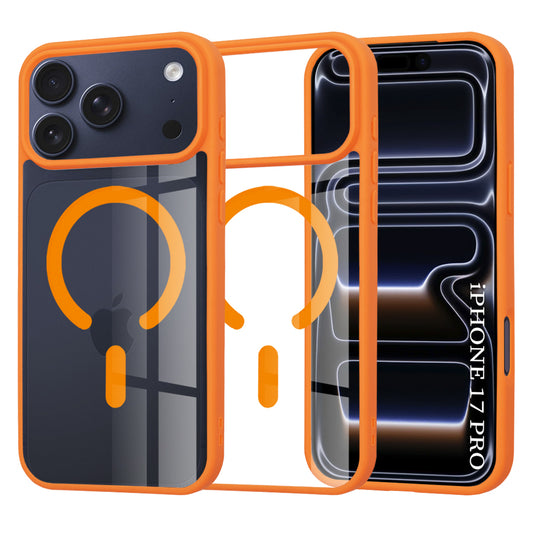 Funda MagSafe para Apple iPhone 17 Pro, Techsuit, Pro, Naranja