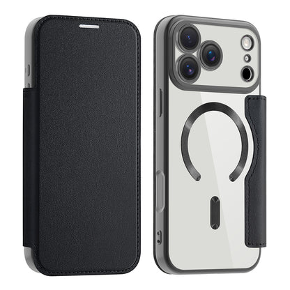 Funda MagSafe para Apple iPhone 17 Pro, Techsuit, SmartMag Book, Negra