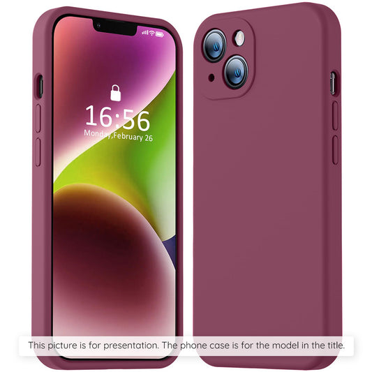 Funda MagSafe para Apple iPhone 17 Pro, Techsuit, SoftFlex, Cereza