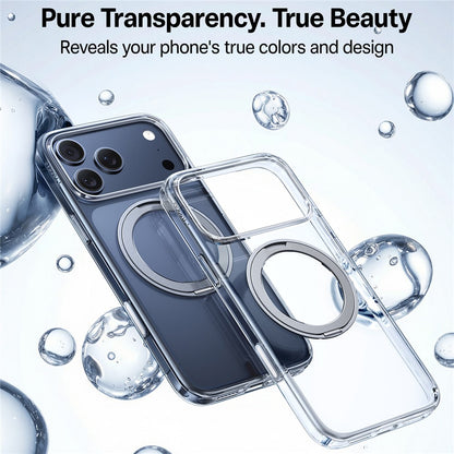 Funda MagSafe para Apple iPhone 17 Pro, Torras, Ostand Pro, Transparente