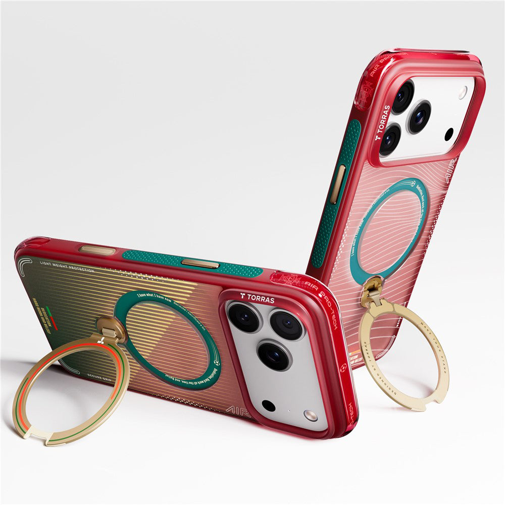 Funda MagSafe para Apple iPhone 17 Pro, Torras, Ostand Q3 Air, Glory Slash