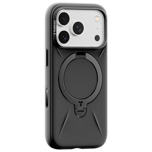 Funda MagSafe para Apple iPhone 17 Pro, Torras, QPRO Silicone, Negra