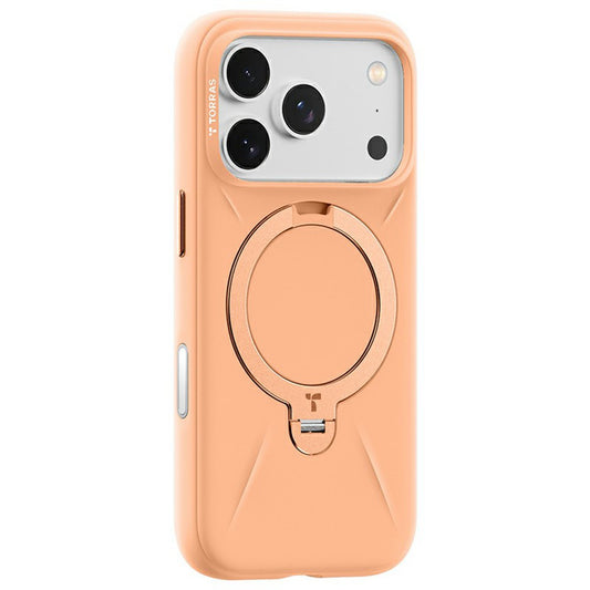 Funda MagSafe para Apple iPhone 17 Pro, Torras, QPRO Silicone, Naranja