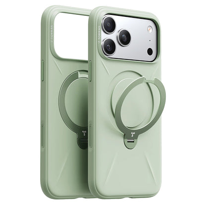 Funda MagSafe para Apple iPhone 17 Pro, Torras, QPRO Silicone, Verde Matcha