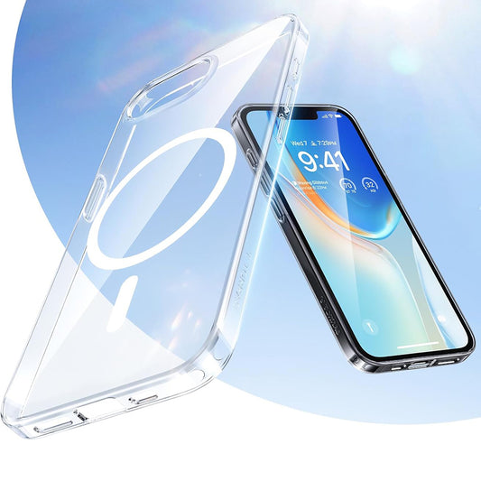 Funda MagSafe para Apple iPhone 17 Pro, Torras, SlimFit, Transparente