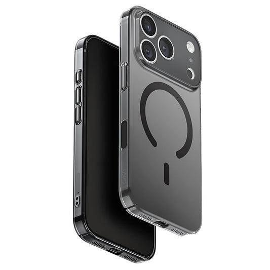 Funda MagSafe para Apple iPhone 17 Pro, UNIQ, AirSuit MagClick, Negra