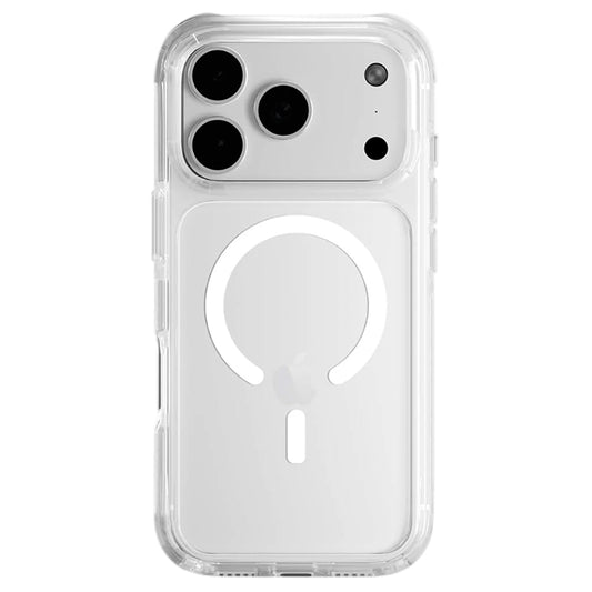 Funda MagSafe para Apple iPhone 17 Pro, UNIQ, Combat MagClick, Blanca
