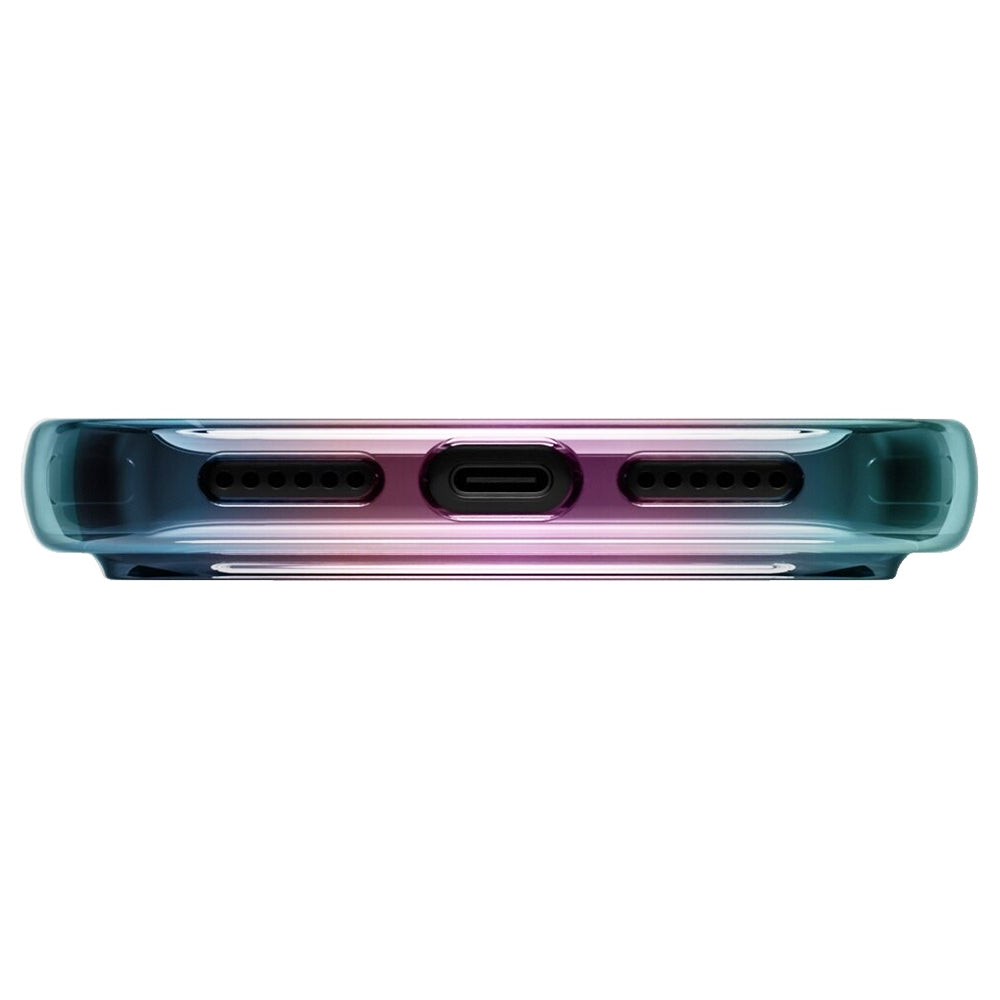 Funda MagSafe para Apple iPhone 17 Pro, UNIQ, Iridescia MagClick, Aurora